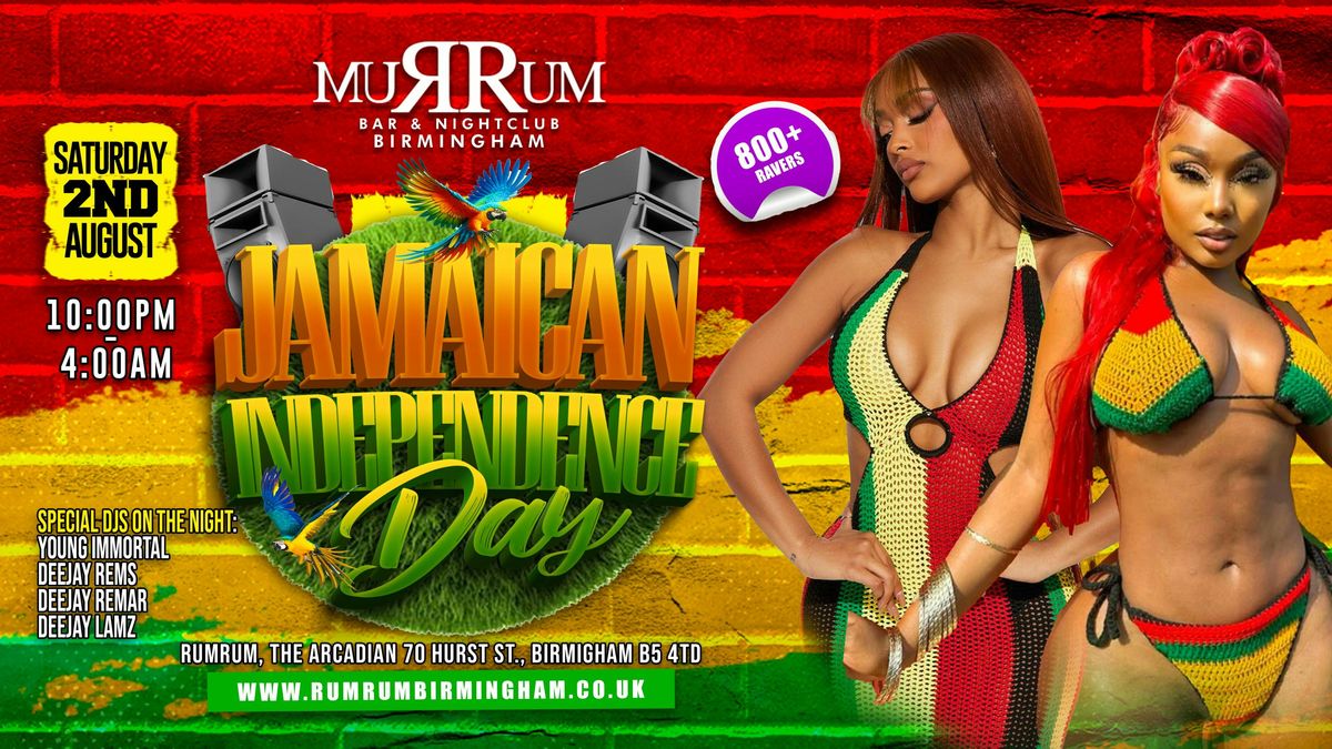  Jamaican Independence Day Bash at Rum Rum Birmingham , 2 August | Event in Birmingham | AllEvents