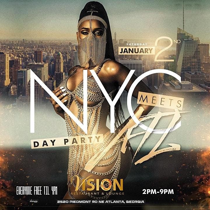 Celebrate new year's eve in asheville at bent creek lodge! NYC MEETS ATL DAY PARTY - NEW YEARS EVE WEEKEND, Vision Restaurant & Lounge, Atlanta, January 2