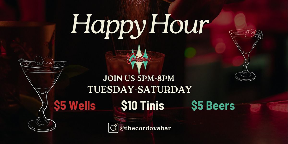 The Cordova Bar Happy Hour | Event in San Diego | AllEvents