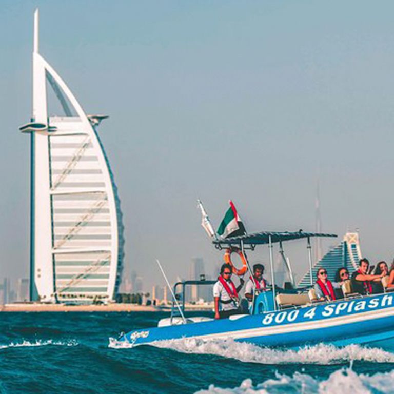 90 Minutes Speedboat Tour Dubai Marina, Atlantis and Burj Al Arab