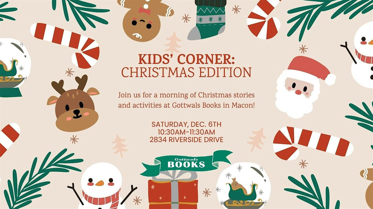 Kids' Corner: Christmas Edition in Macon, 6 December | Event in Macon | AllEvents