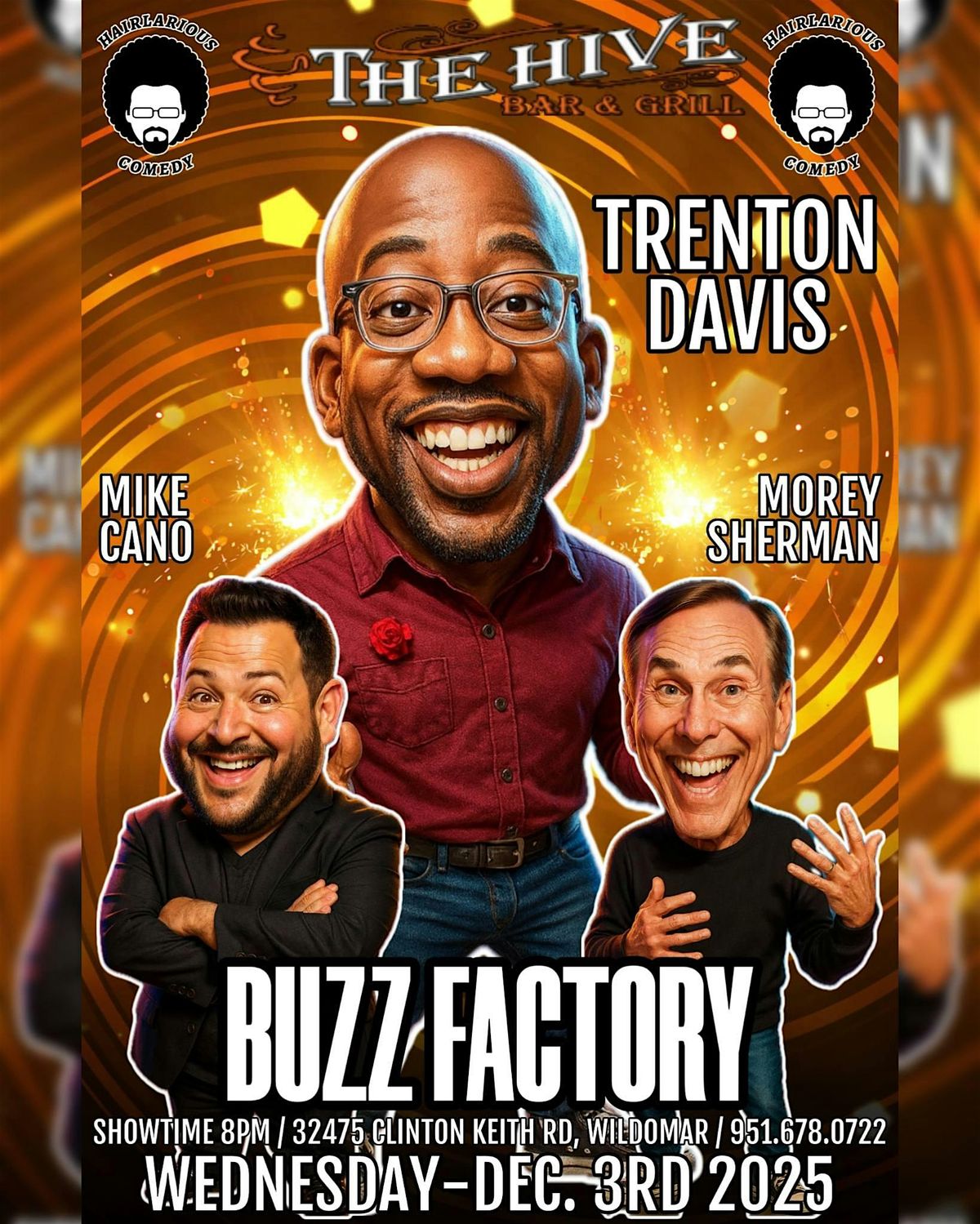 Buzz Factory Comedy Show, 3 December | Event in Wildomar | AllEvents