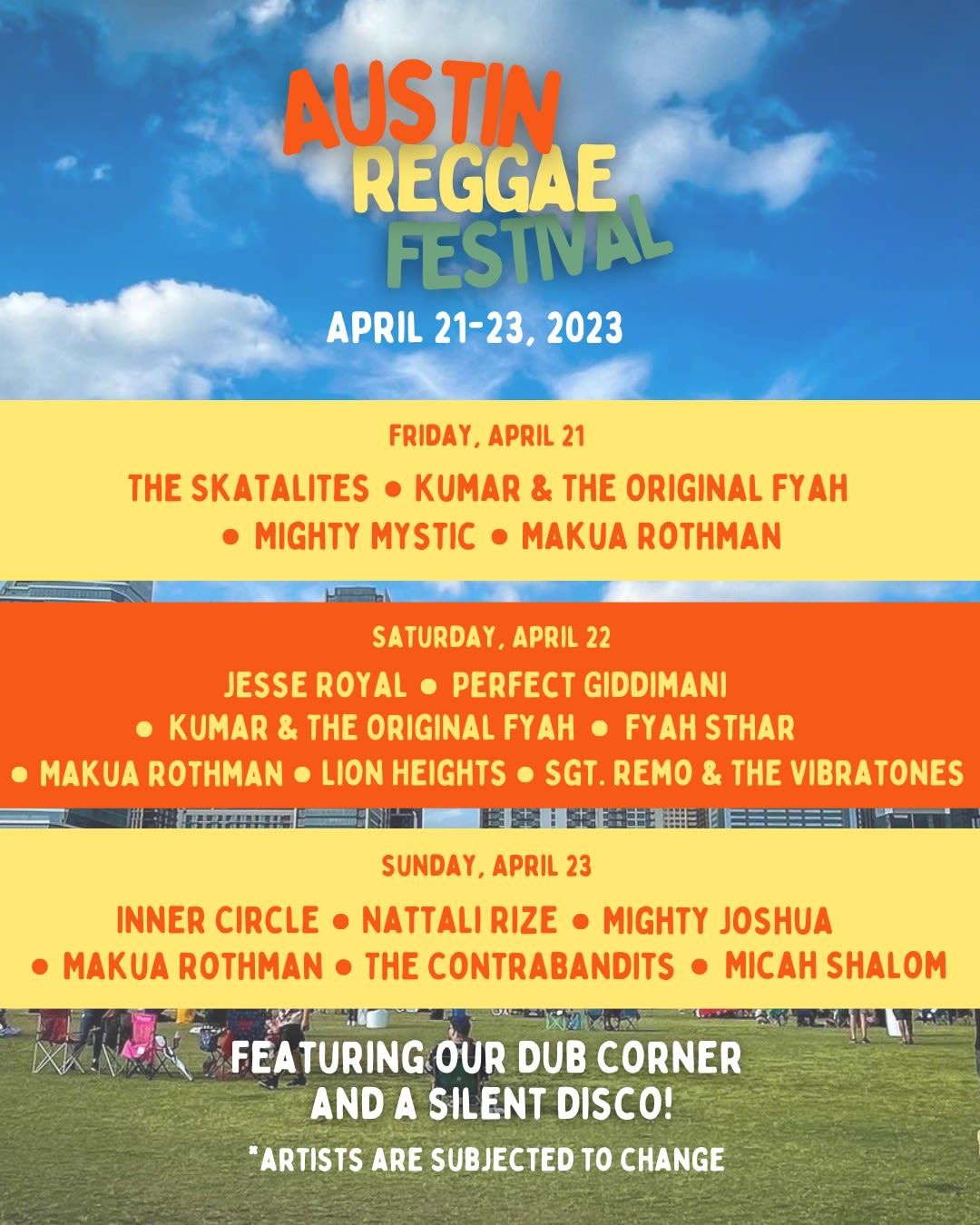 Austin Reggae Festival - Sunday at Auditorium Shores, 19 April | Event in Austin | AllEvents
