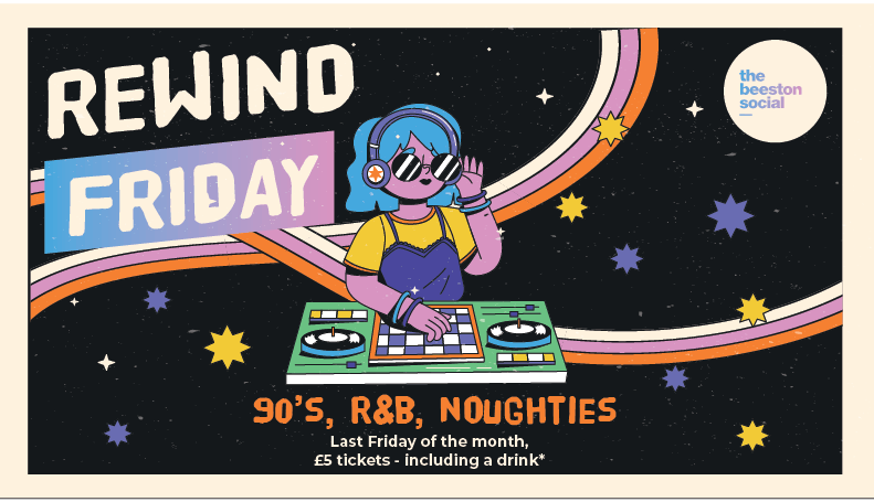 REWIND FRIDAY - The Beeston Social, 25 July | Event in Beeston | AllEvents