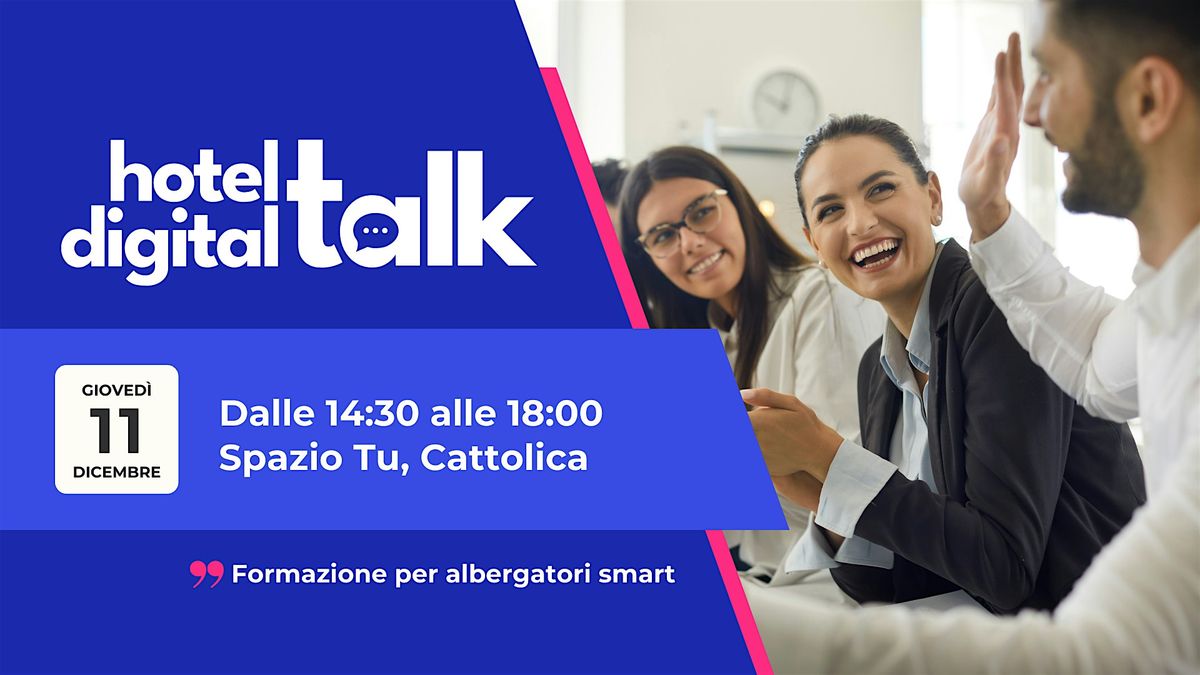 Hotel digital talk, 11 December | Event in Cattolica | AllEvents