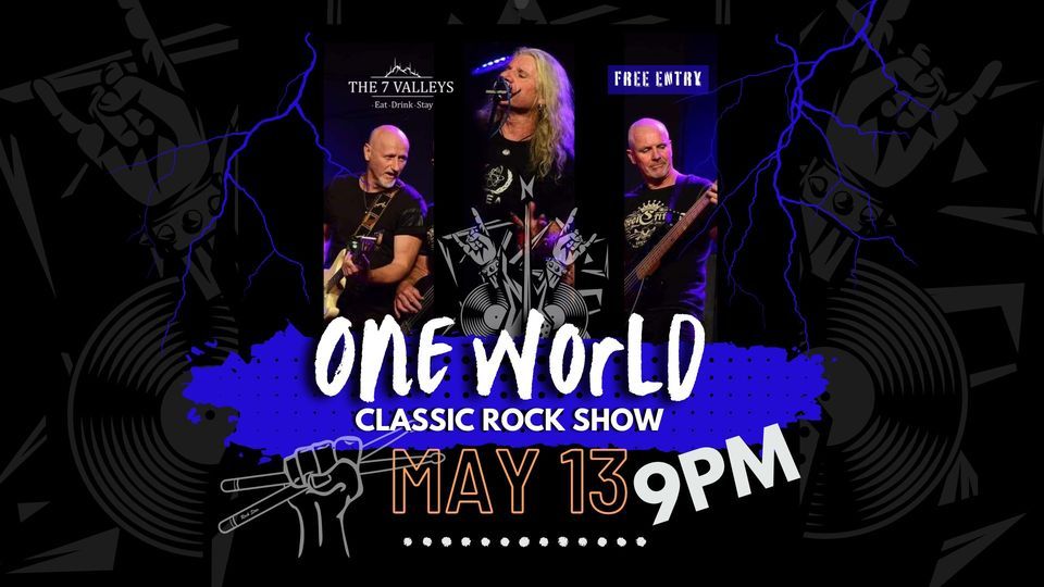 One World Rock & Roll Show FREE LIVE MUSIC at The 7 Valleys Lithgow