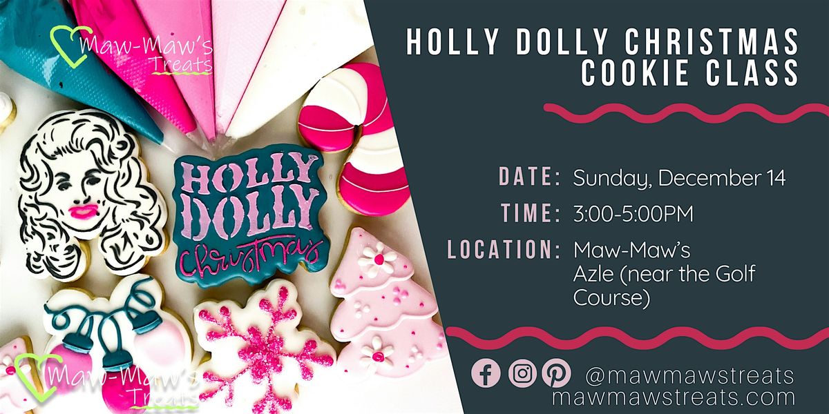 Holly Dolly Christmas Sugar Cookie Decorating Class [1214], 14 December | Event in Azle | AllEvents