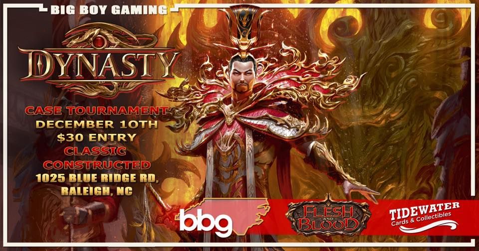 Big Boy Gaming Classic Constructed Dynasty Case Armory Event at the
