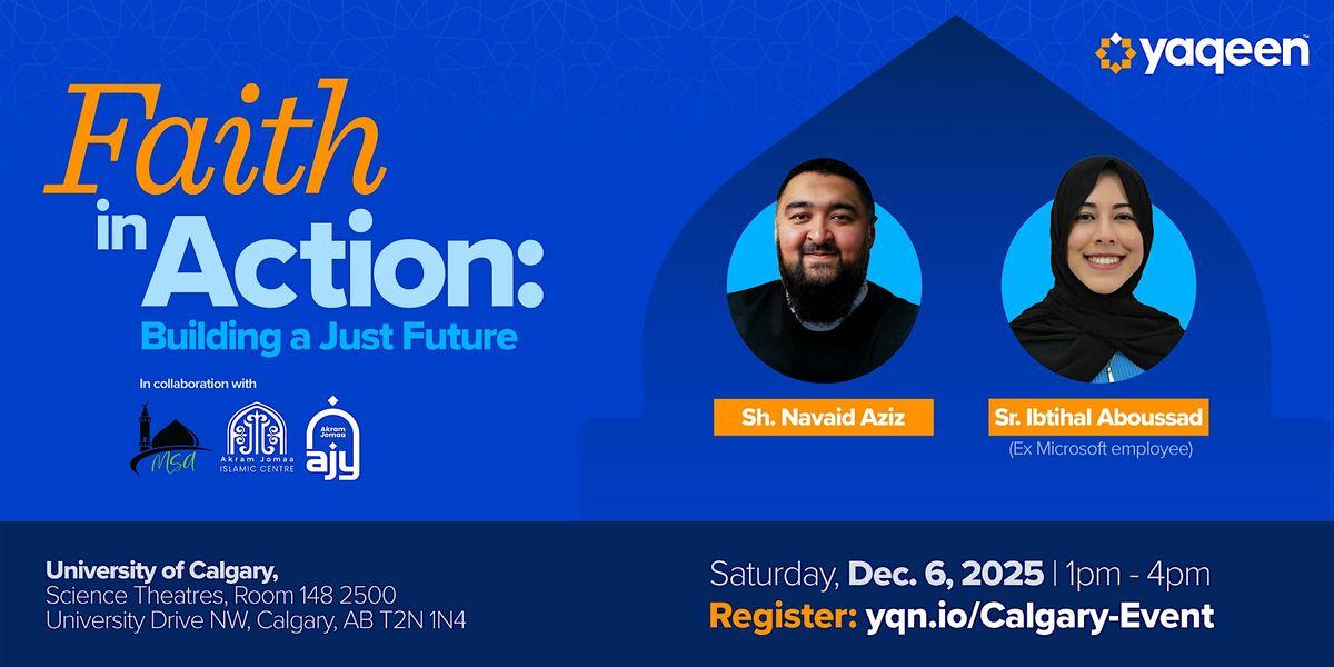 Faith in Action: Building a Just Future - Calgary, 6 December | Event in Calgary | AllEvents