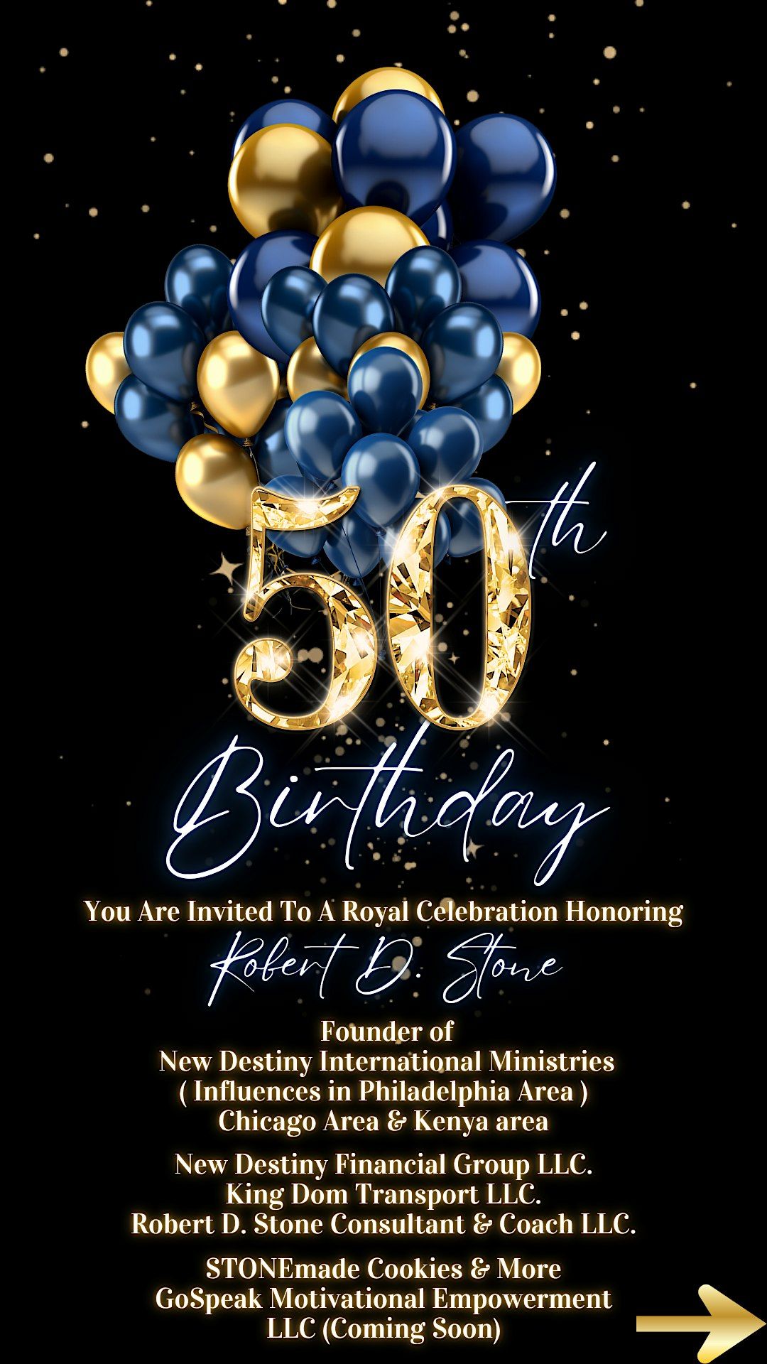 Robert D Stone 50th Birthday Party, 10 January | Event in Glenside | AllEvents
