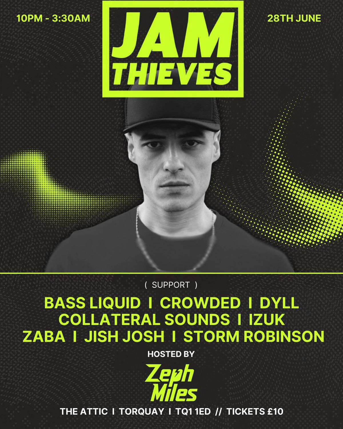 Shape Up Sounds x Infected Events Presents Jam Thieves, 28 June | Event in Torquay | AllEvents