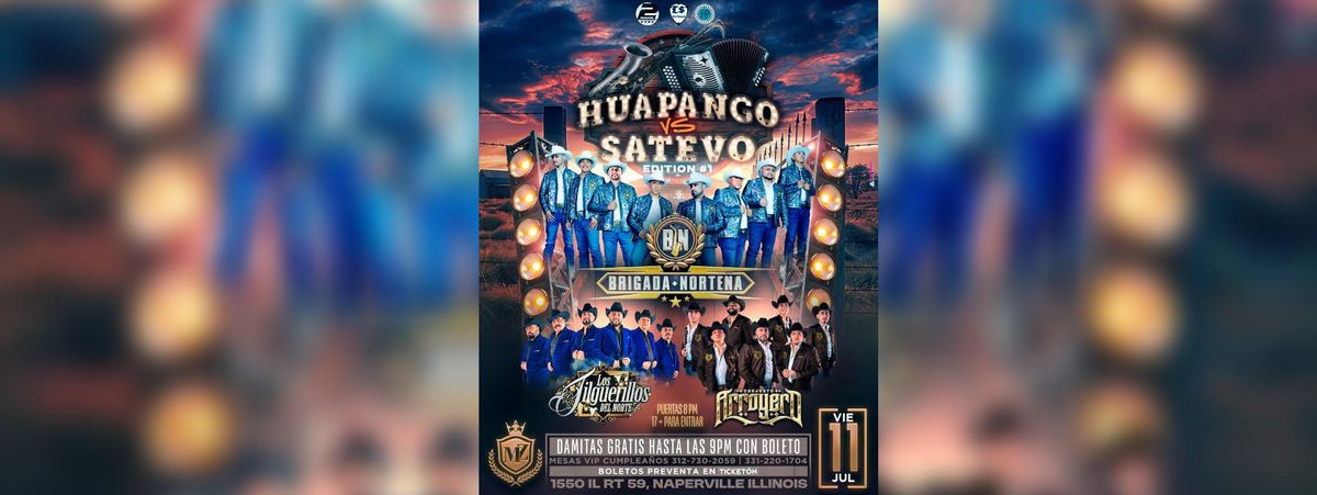 BRIGADA NORTEÑA, CONJUNTO ARROYERO Y MAS, 11 July | Event in Naperville | AllEvents