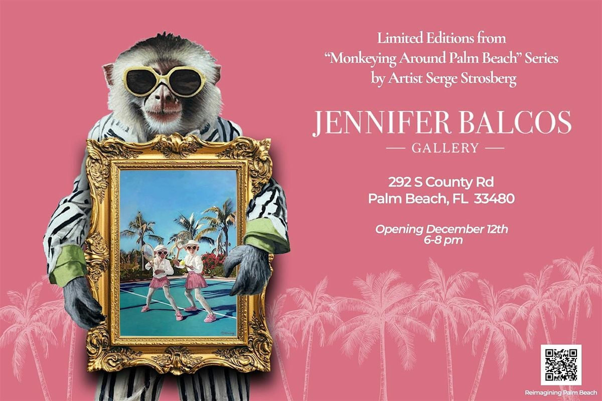 "Monkeying Around Palm Beach"  POP Up Art Show, 12 December | Event in Palm Beach | AllEvents