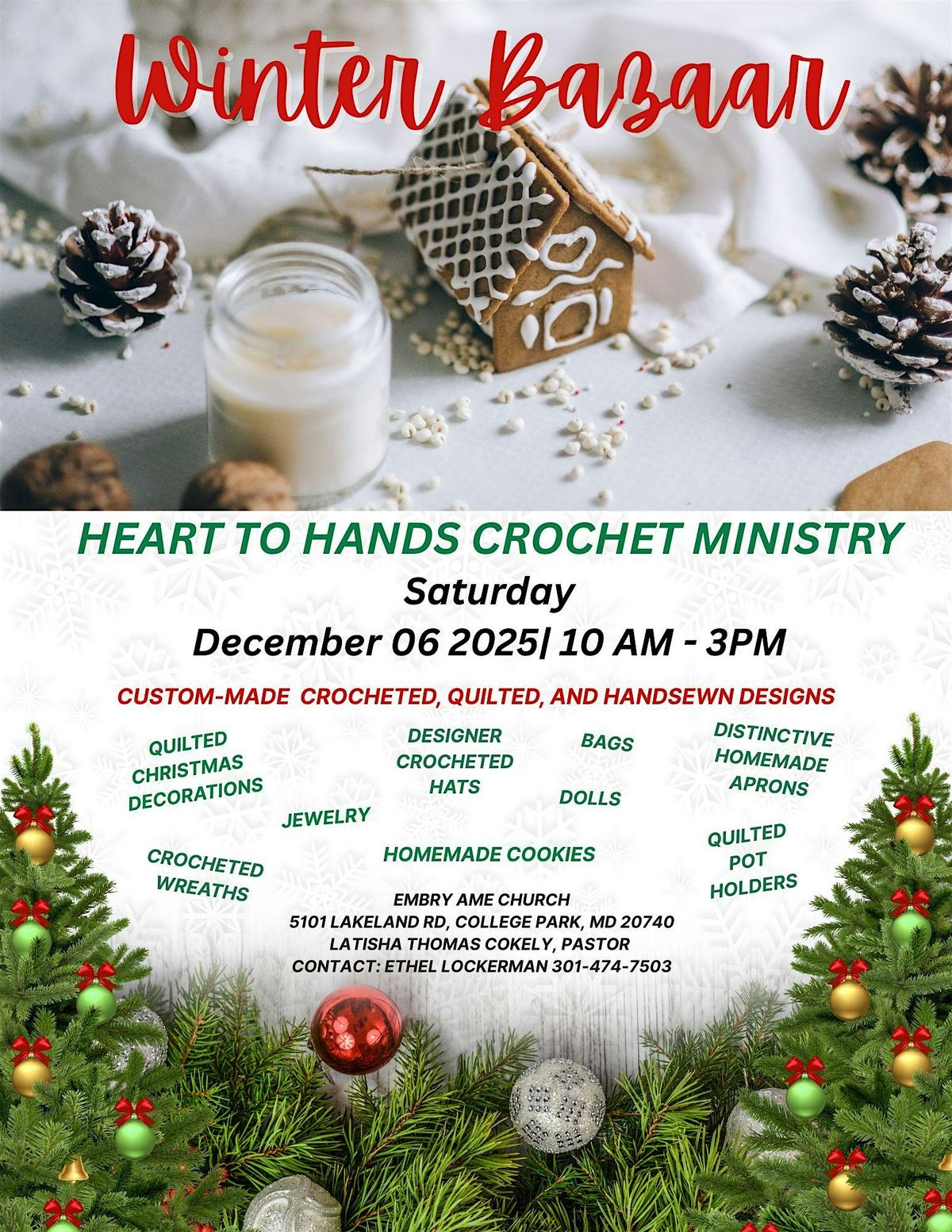 Heart to Hands Winter Bazaar, 6 December | Event in College Park | AllEvents