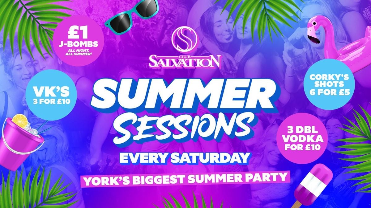 SALVATION SUMMER SESSIONS: York's Biggest Summer Bank Holiday Party, 23 August | Event in York | AllEvents