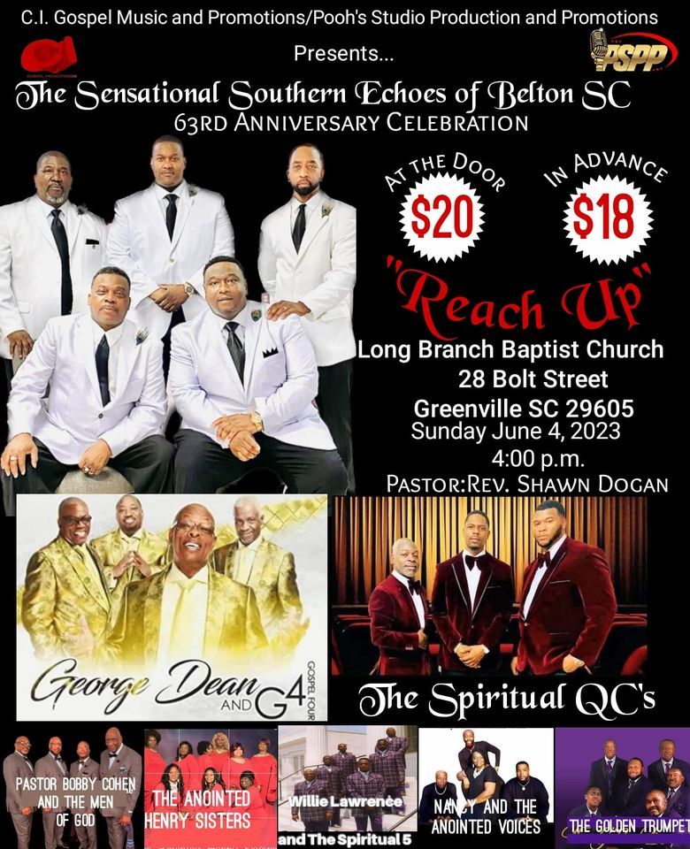 The Sensational Southern Echoes of Belton SC 63rd Anniversary, Long