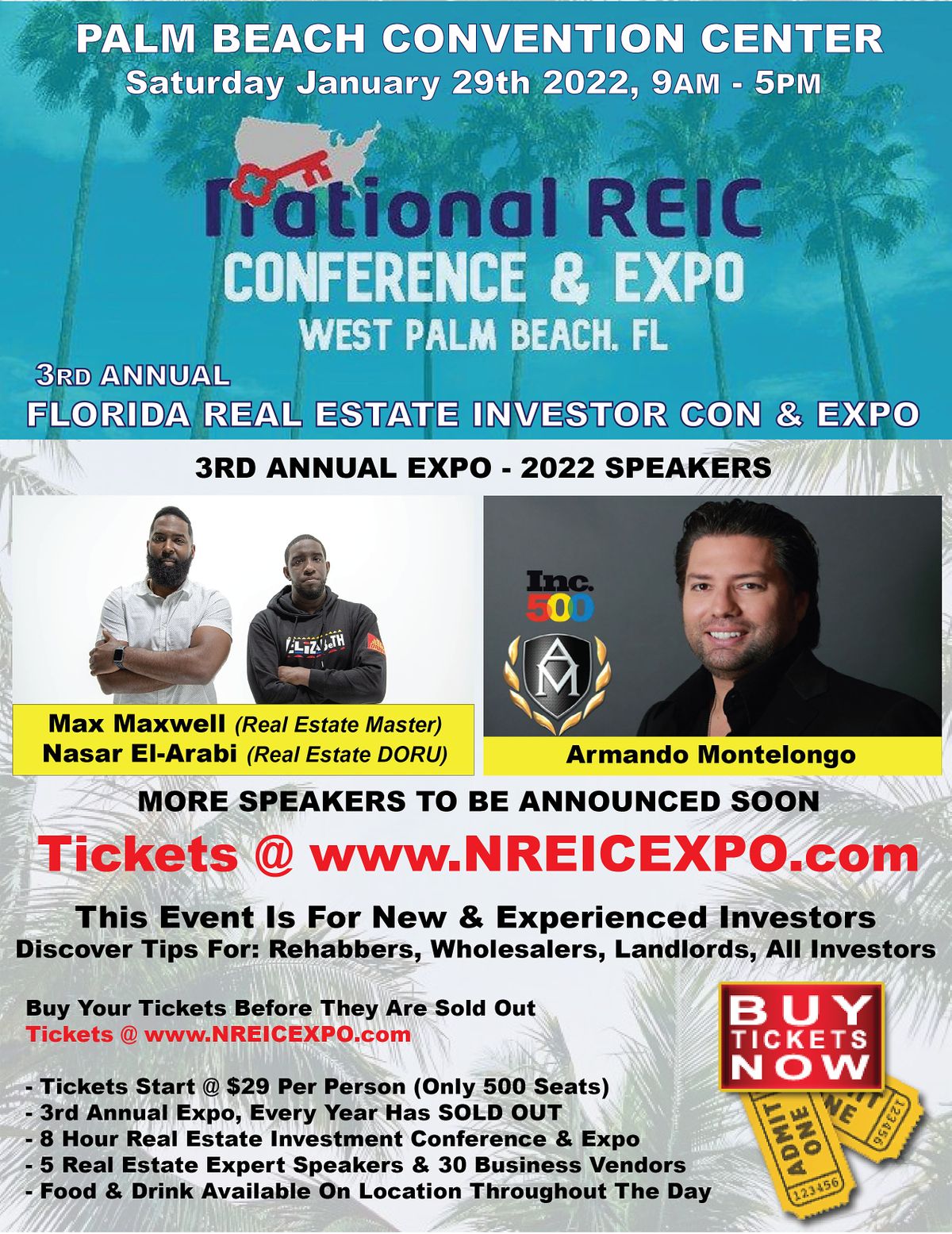 Annual Real Estate Investor Conference & Expo, Palm Beach County