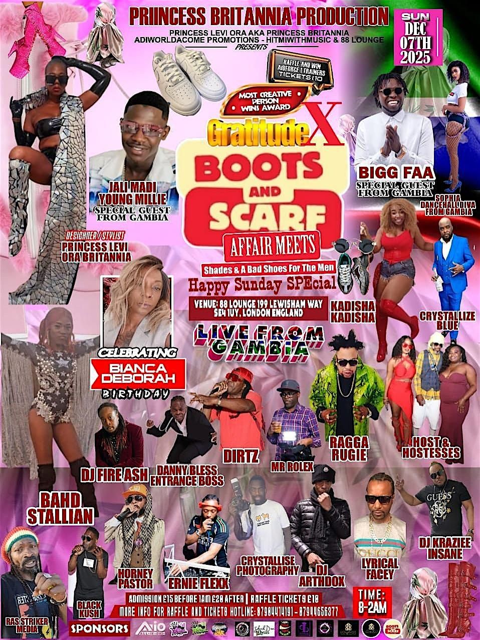 Boots and Scarf Gratitude  X Raffle & win, 7 December | Event in London | AllEvents