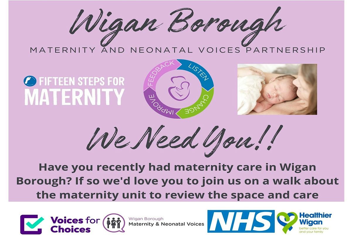 15 Steps for Maternity, Wigan, 3 December | Event in Wigan | AllEvents