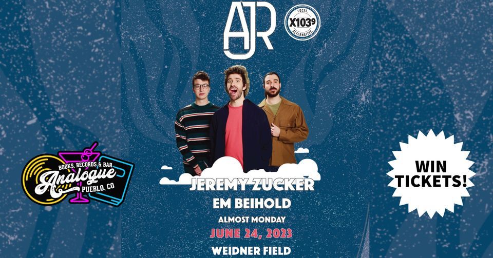 AJR Ticket Giveaway at Analogue Records & Bar, 216 N Main St, Pueblo