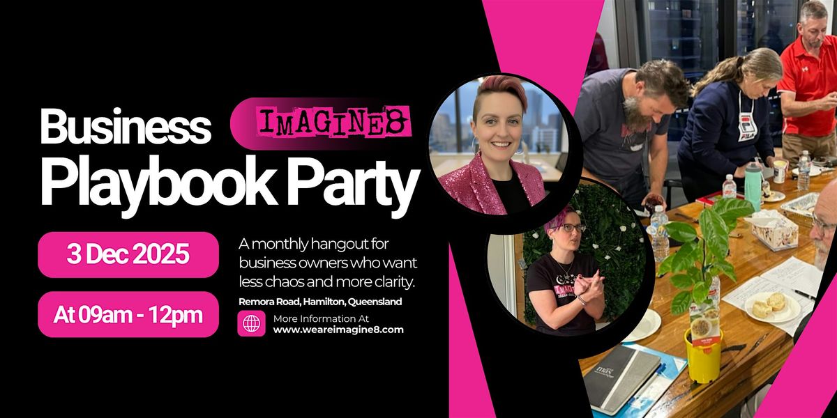 The Business Playbook Party - December Edition, 3 December | Event in Hamilton | AllEvents
