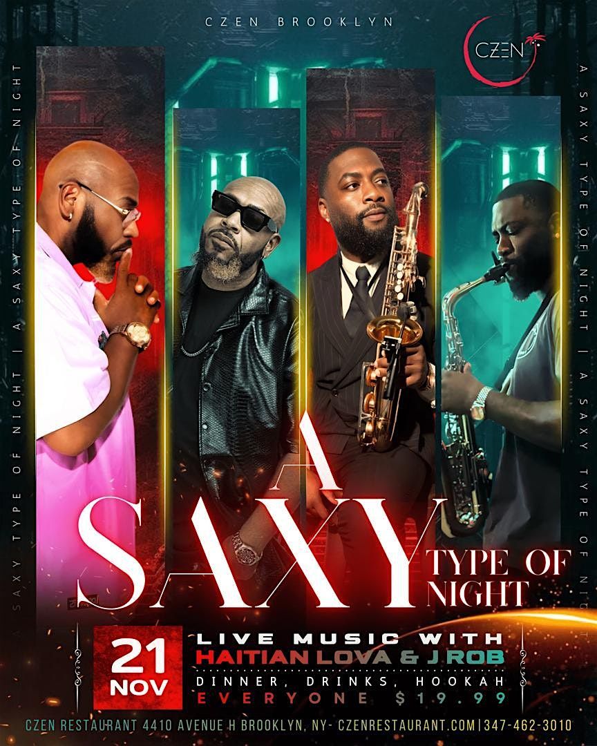 A Saxy Type of Night  | Live at CZEN Brooklyn, 21 November | Event in Brooklyn | AllEvents