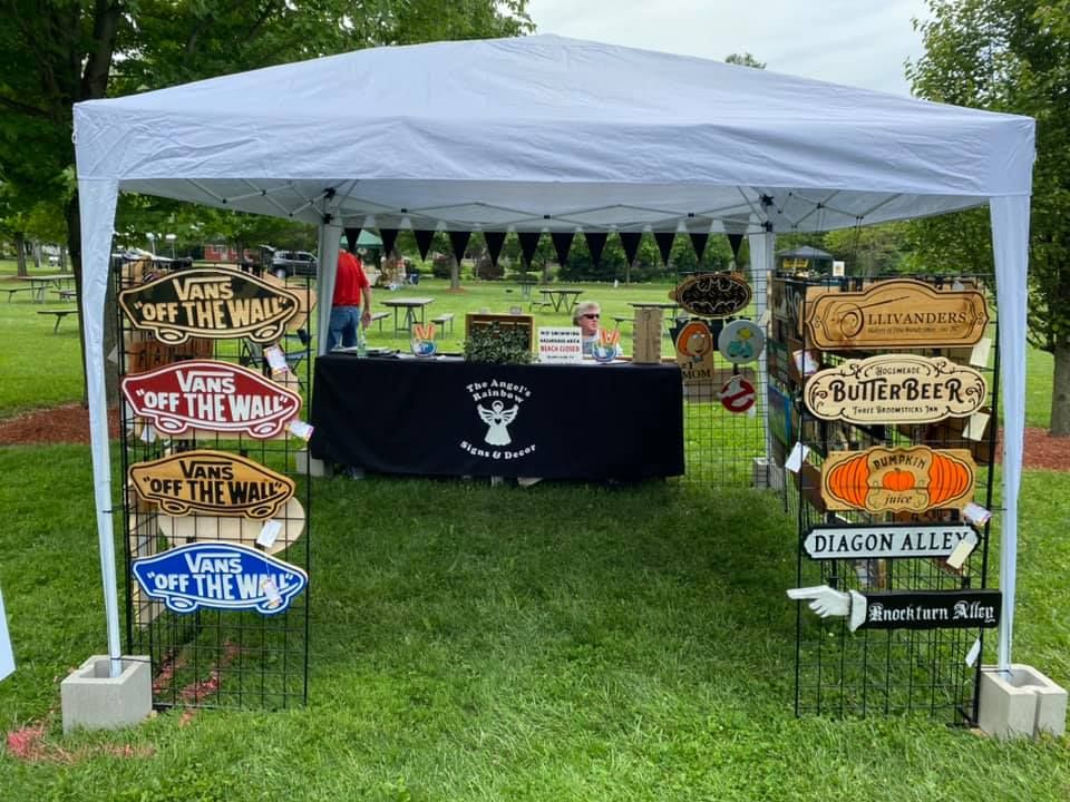 The Angels Rainbow, Signs and Decor Dino Day Party in the Park (MOVIE