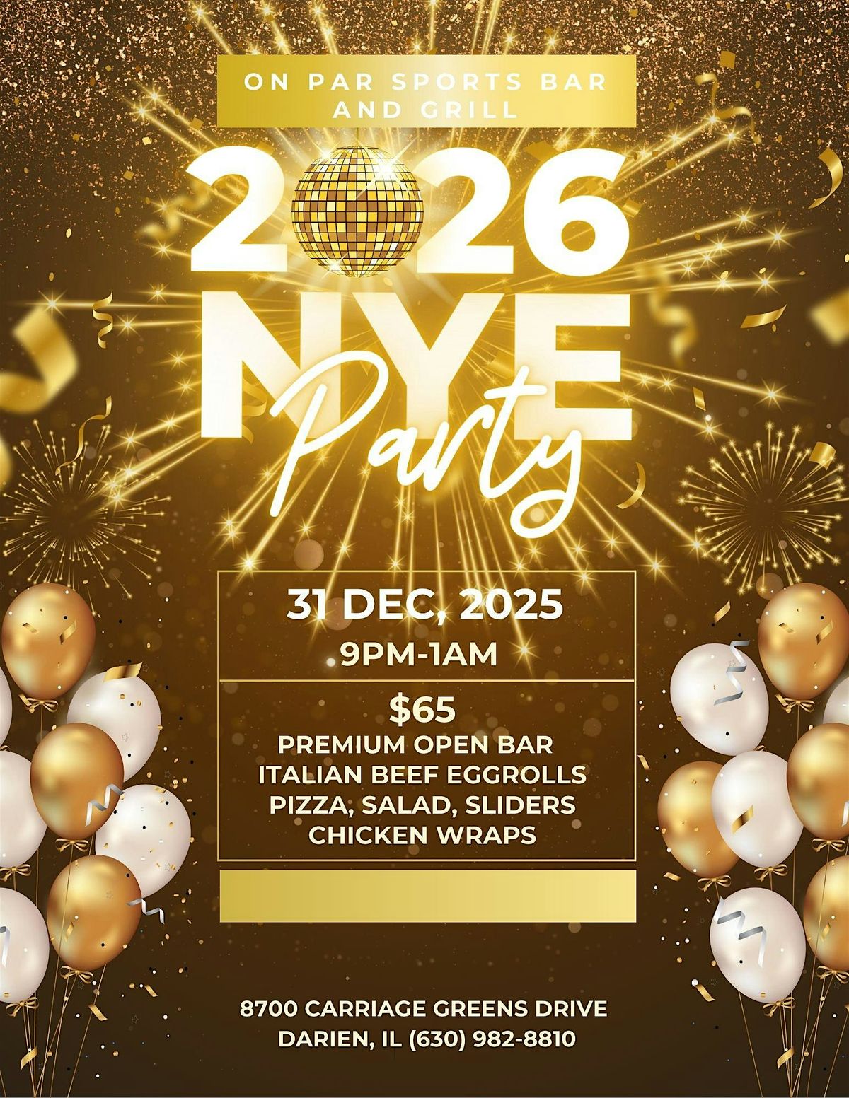 New Years Eve Party, 31 December | Event in Darien | AllEvents