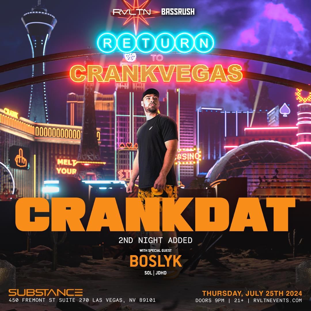 Crankdat (21+), 27 December | Event in Portland | AllEvents