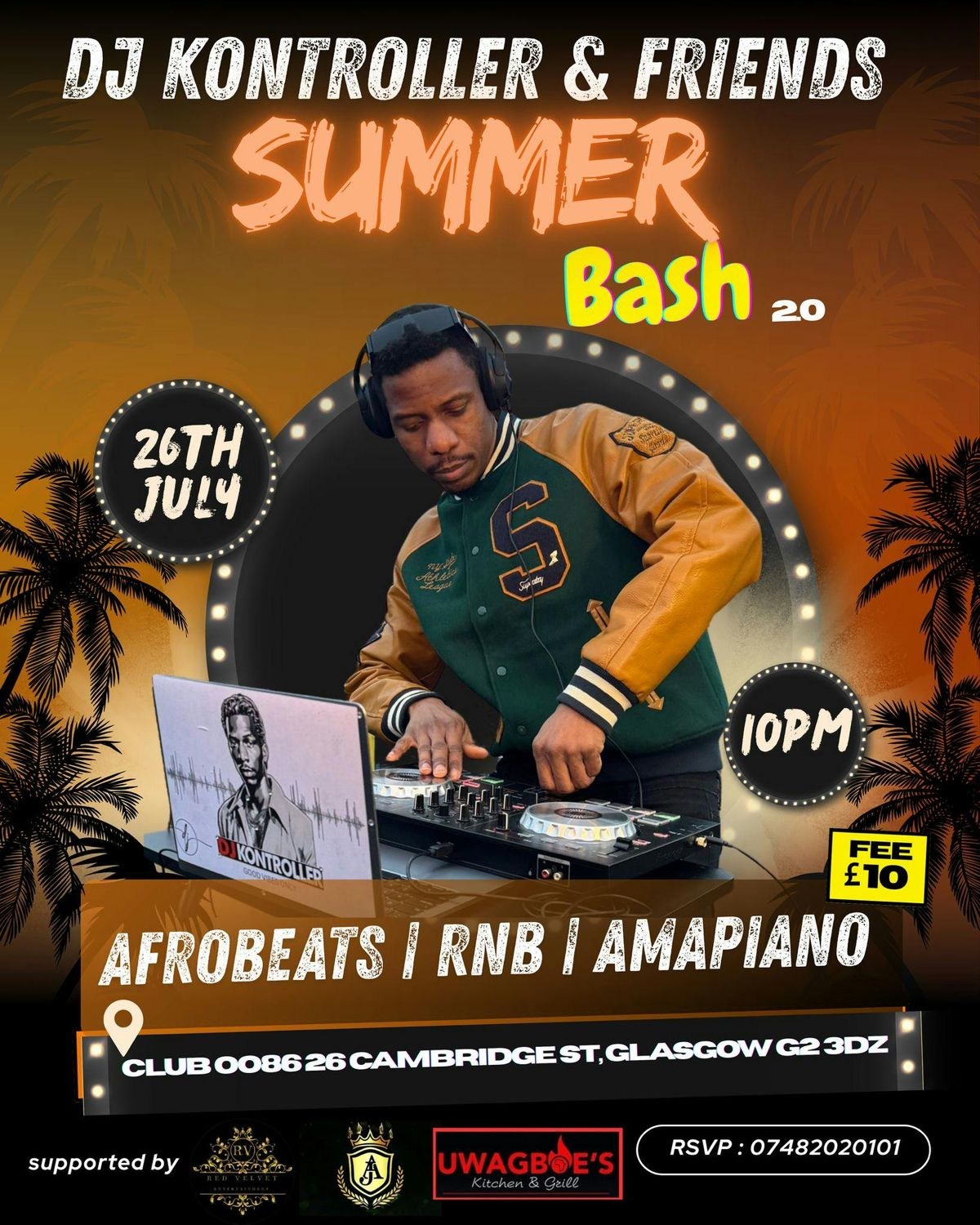 Dj KONTROLLER N FRIENDS , 26 July | Event in Glasgow | AllEvents