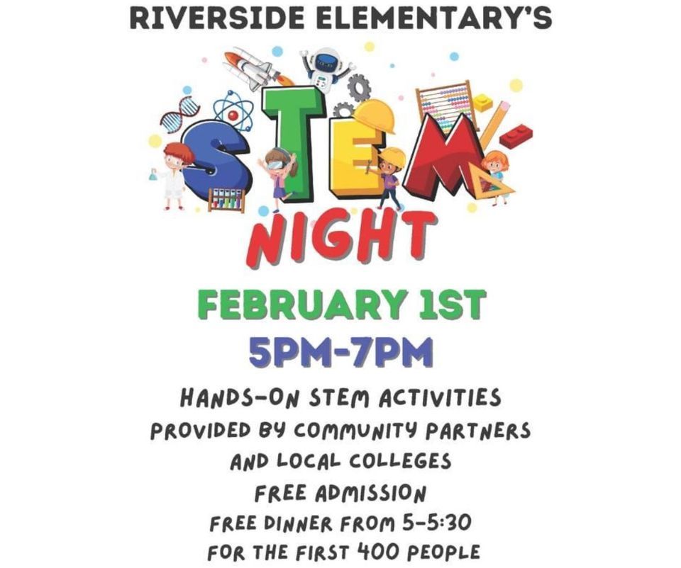 STEM Community Night, Riverside Elementary School, Chattaroy, February