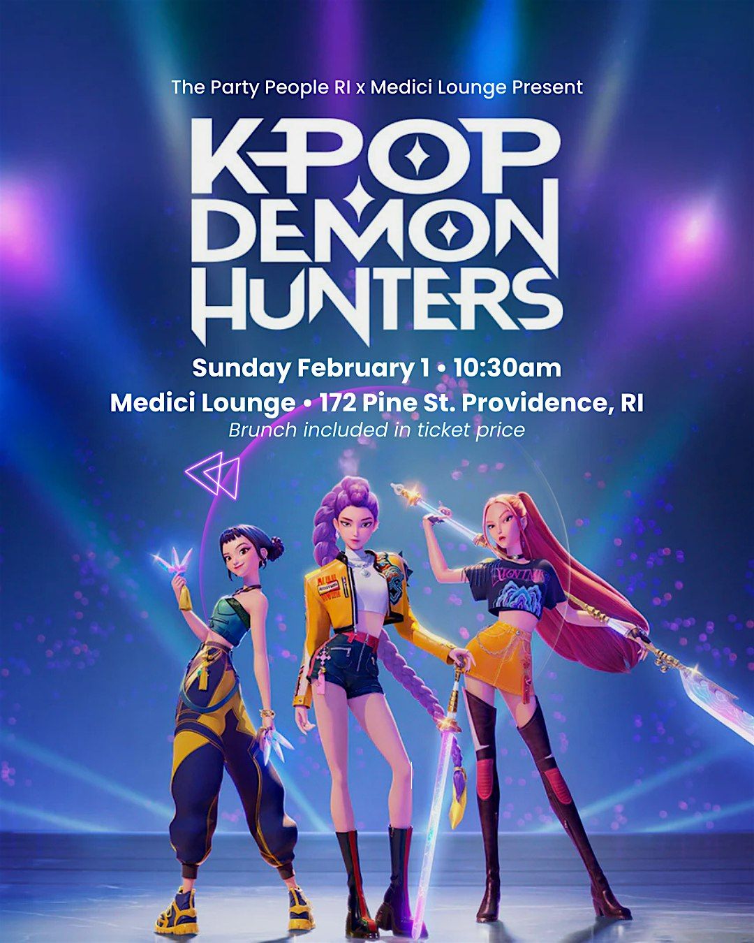 KPOP DEMON HUNTERS BRUNCH, 1 February | Event in Providence | AllEvents