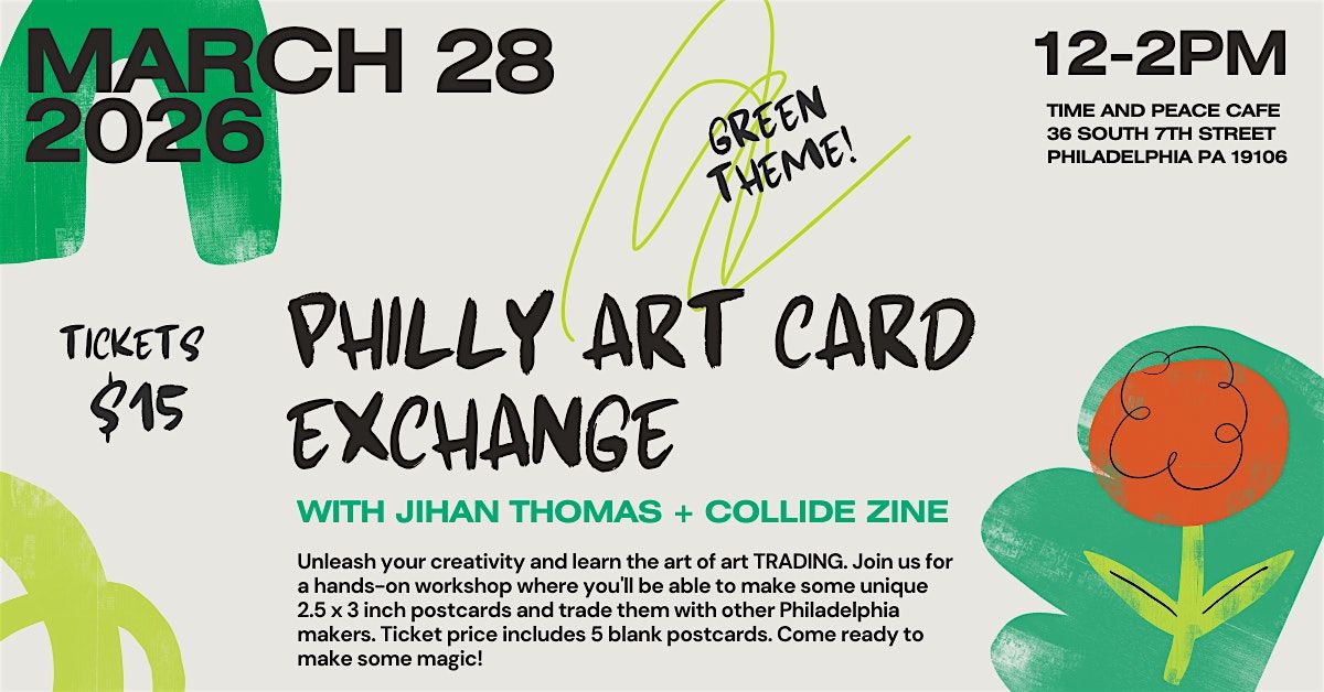 Artist Trading Card Meetup at Time and Peace Cafe