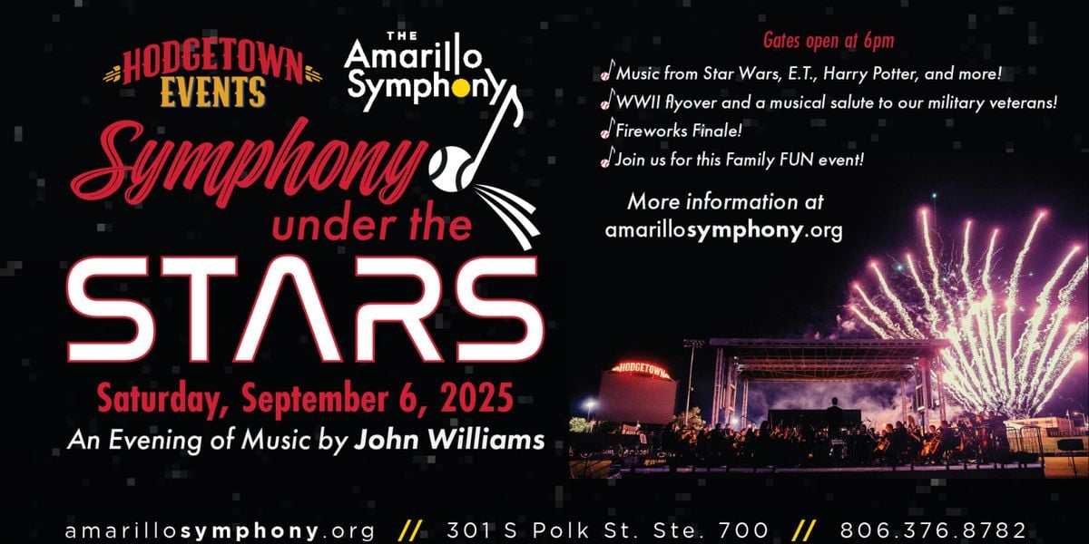 Symphony Under the Stars - Amarillo Symphony at Hodgetown, 6 September | Event in Amarillo | AllEvents