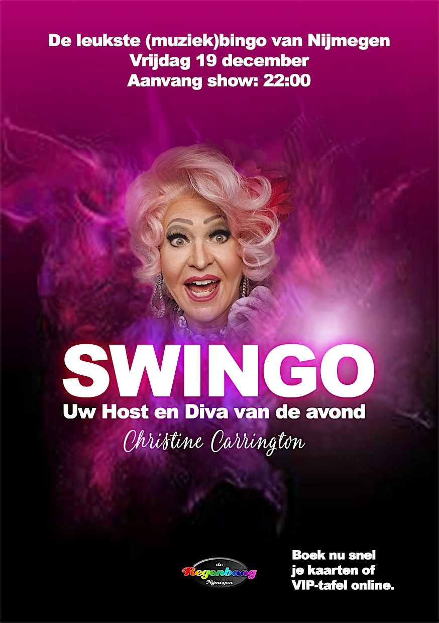 Swingo Bar de Regenboog Nijmegen, 19 December | Event in Nijmegen | AllEvents