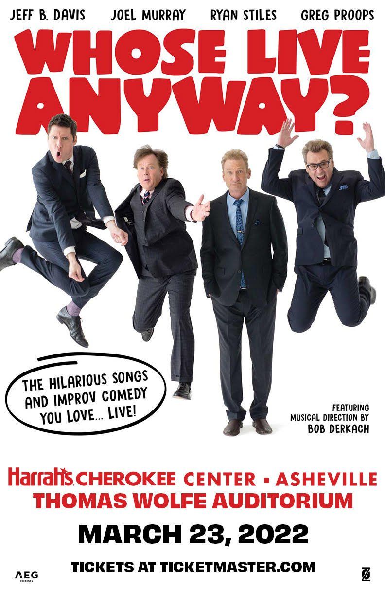 Whose Live Anyway at Great Cedar Showroom at Foxwoods Casino, 3 October | Event in Ledyard | AllEvents