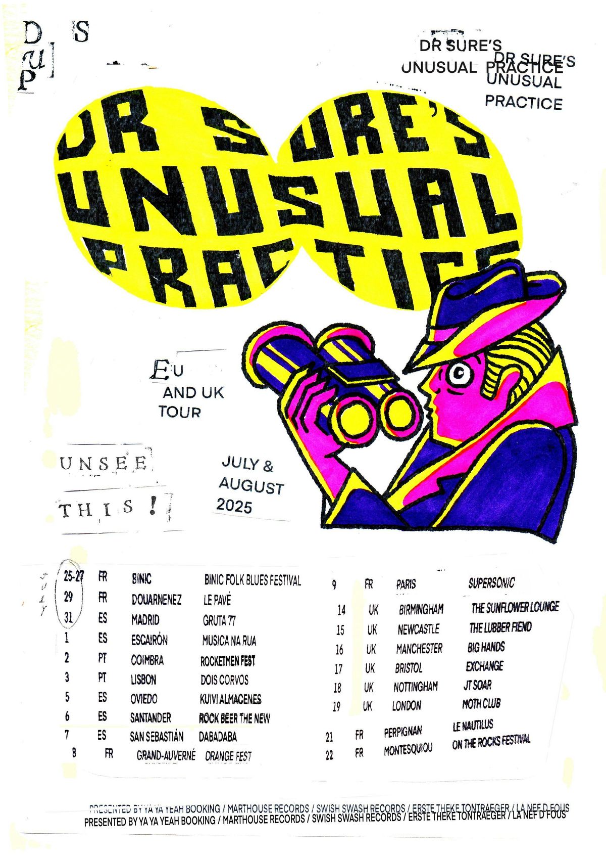 Dr Sure’s Unusual Practice + Supports TBA, 15 August | Event in Newcastle Upon Tyne | AllEvents