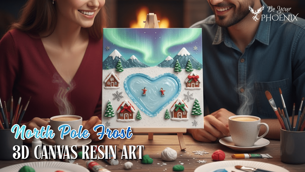 North Pole Frost 3D Canvas Resin Art Workshop, 6 December | Event in Ghaziabad | AllEvents