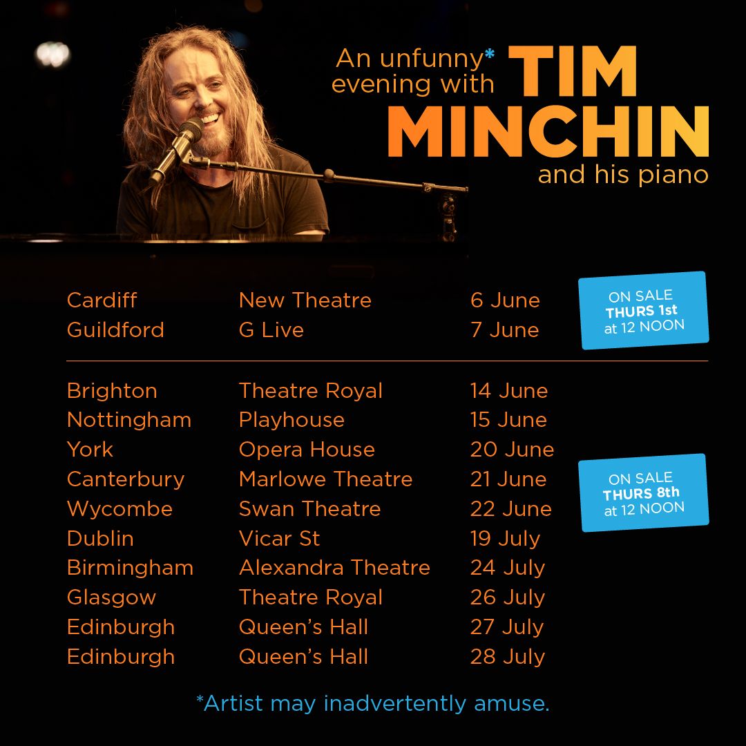 Tim Minchin Cardiff Tickets, 15 June | Event in Cardiff | AllEvents