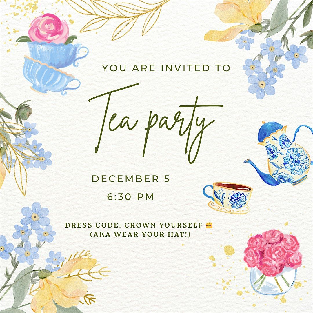 Copy of High Tea Party / Verve by Nara, 12 December | Event in Fairfax | AllEvents