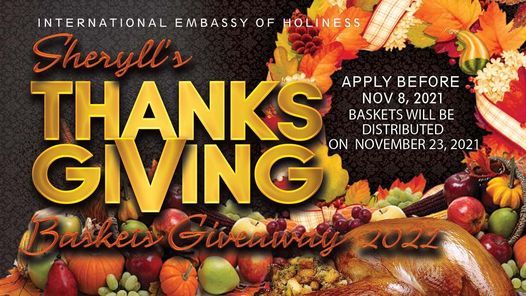 Sheryll S Thanksgiving Basket Giveaway 76 Darlington Ave Wilmington Nc 28403 1344 United States November 23 2021 Allevents In