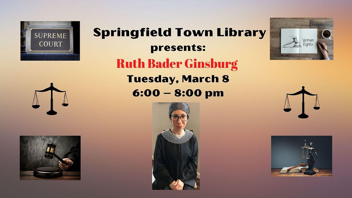 Cflfammk Wf6lm Ruth Bader Ginsburg Speaking Events 2022