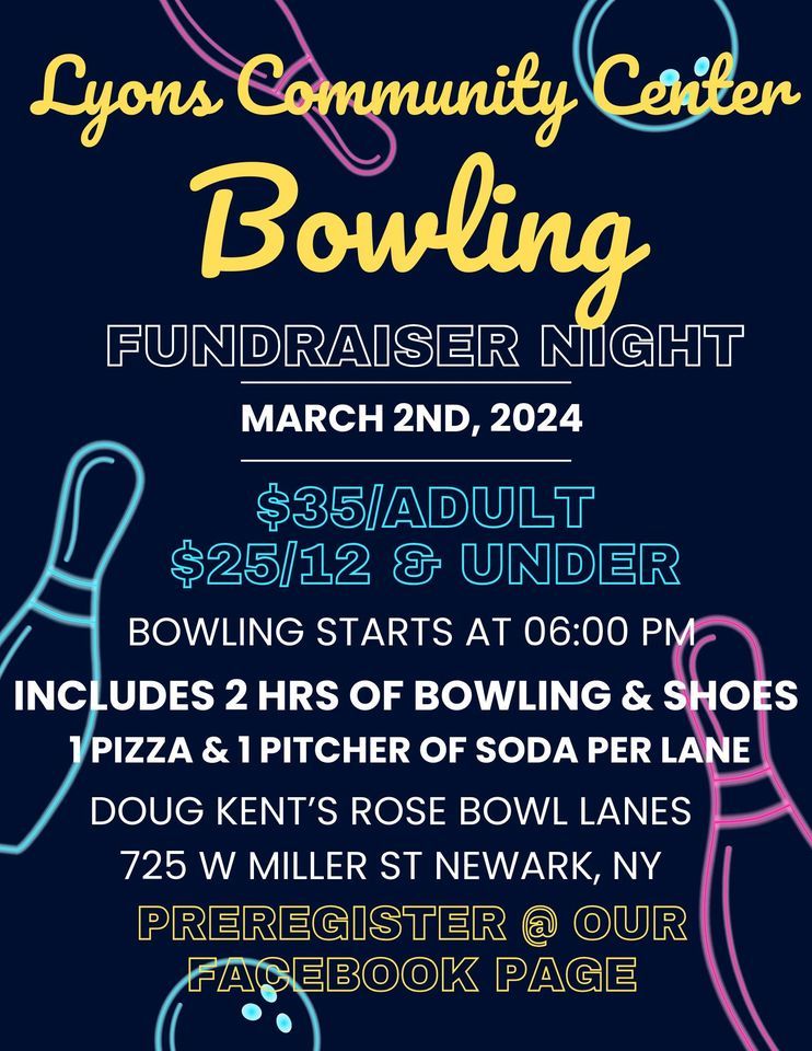 LCC Bowling Doug Kents Rose Bowl Lanes, Doug Kents Rose Bowl Lanes