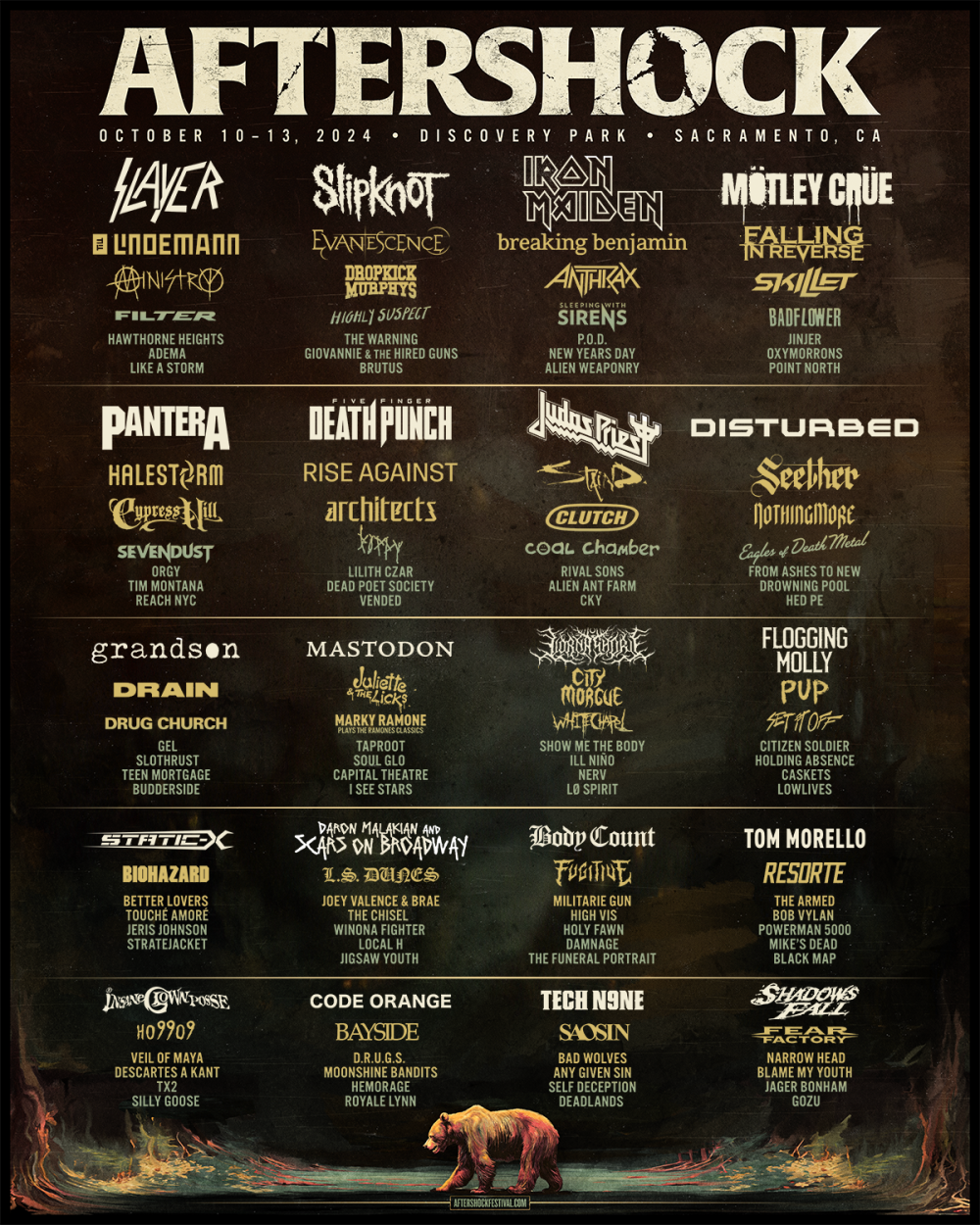 2025 Aftershock Festival - Friday at Discovery Park, 3 October | Event in Sacramento | AllEvents