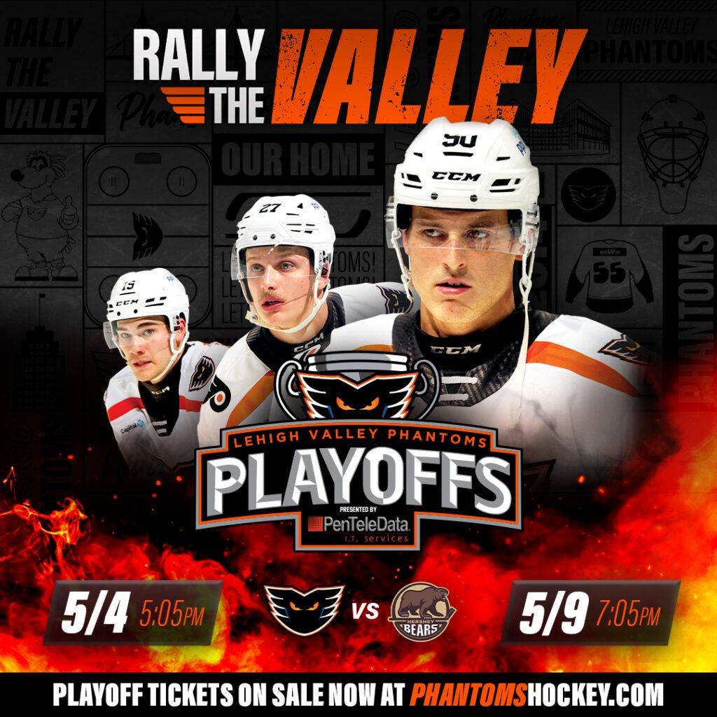 AHL Atlantic Division Semifinals: Lehigh Valley Phantoms vs. Hershey Bears - Home Game 2  Series Game 4 | AllEvents