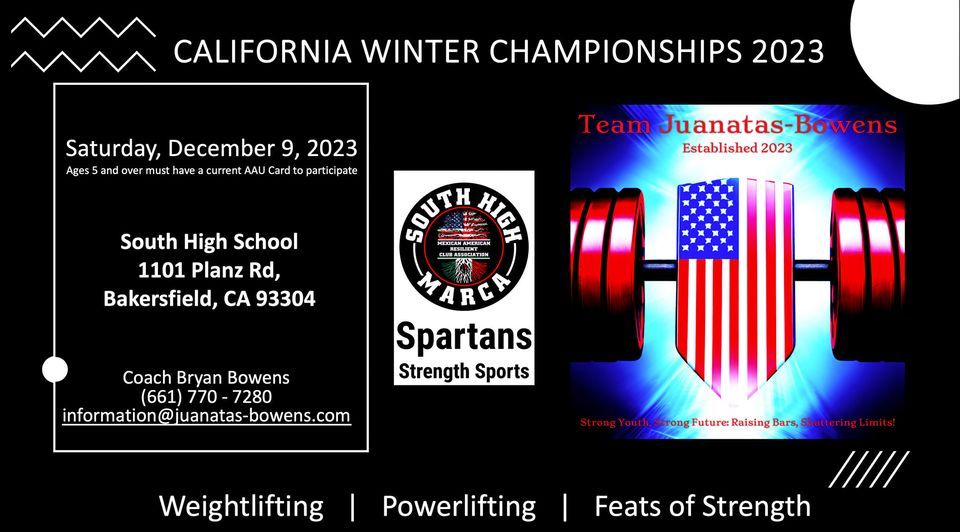 California Winter Championships 2025, South High School (Bakersfield