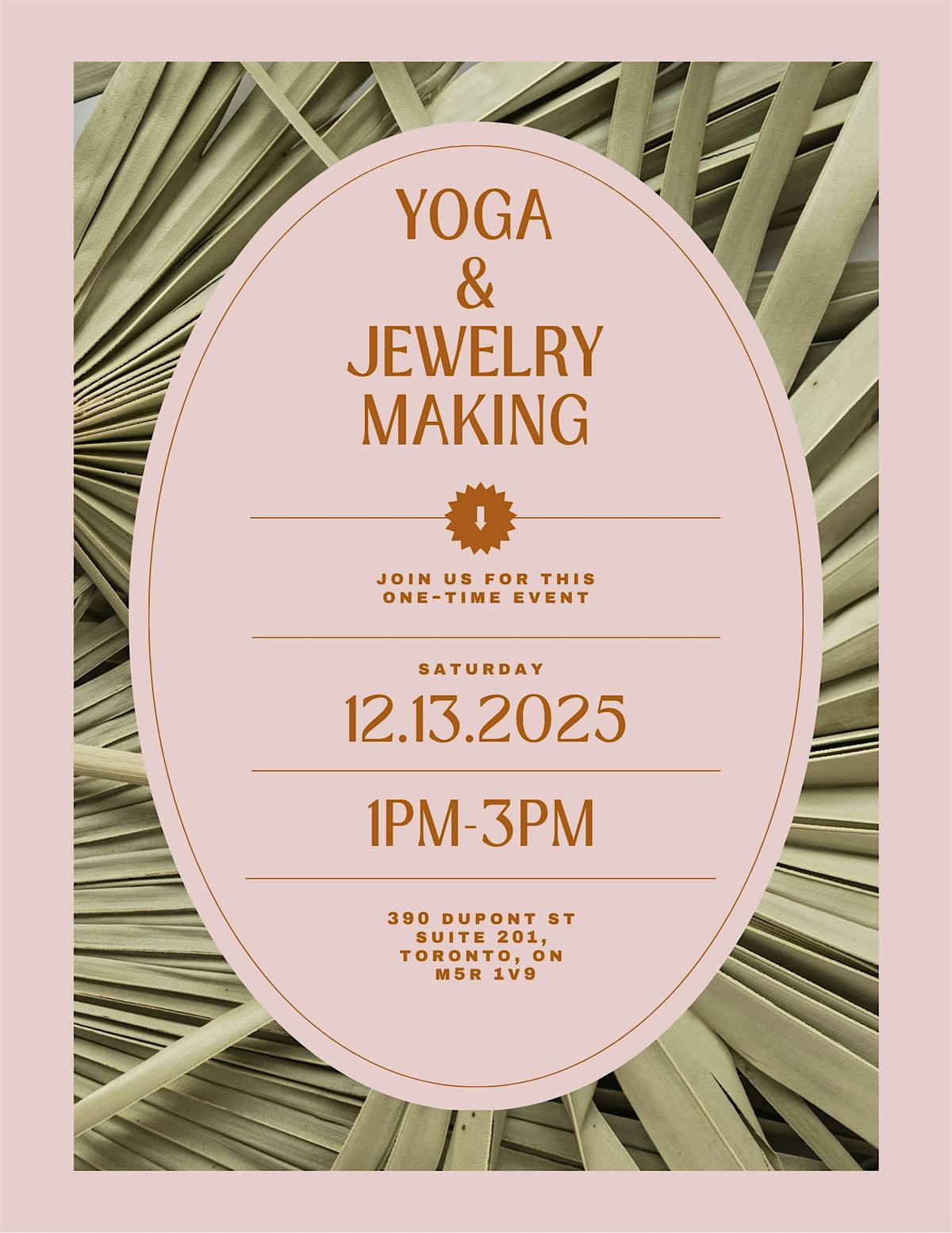 Yoga and Jewelry Making Workshop, 13 December | Event in Toronto | AllEvents