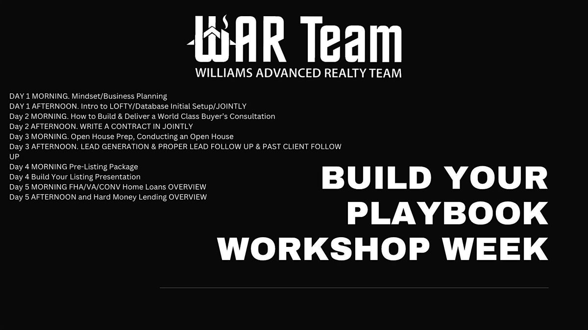 Build Your Playbook, 15 December | Event in El Paso | AllEvents