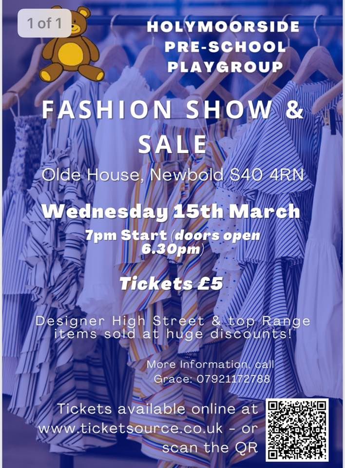 Holymoorside Preschool Fashion Show, Olde House (Chesterfield, UK), 15