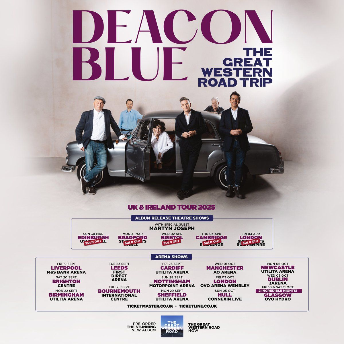 Deacon Blue Cardiff Tickets, 26 September | Event in Cardiff | AllEvents